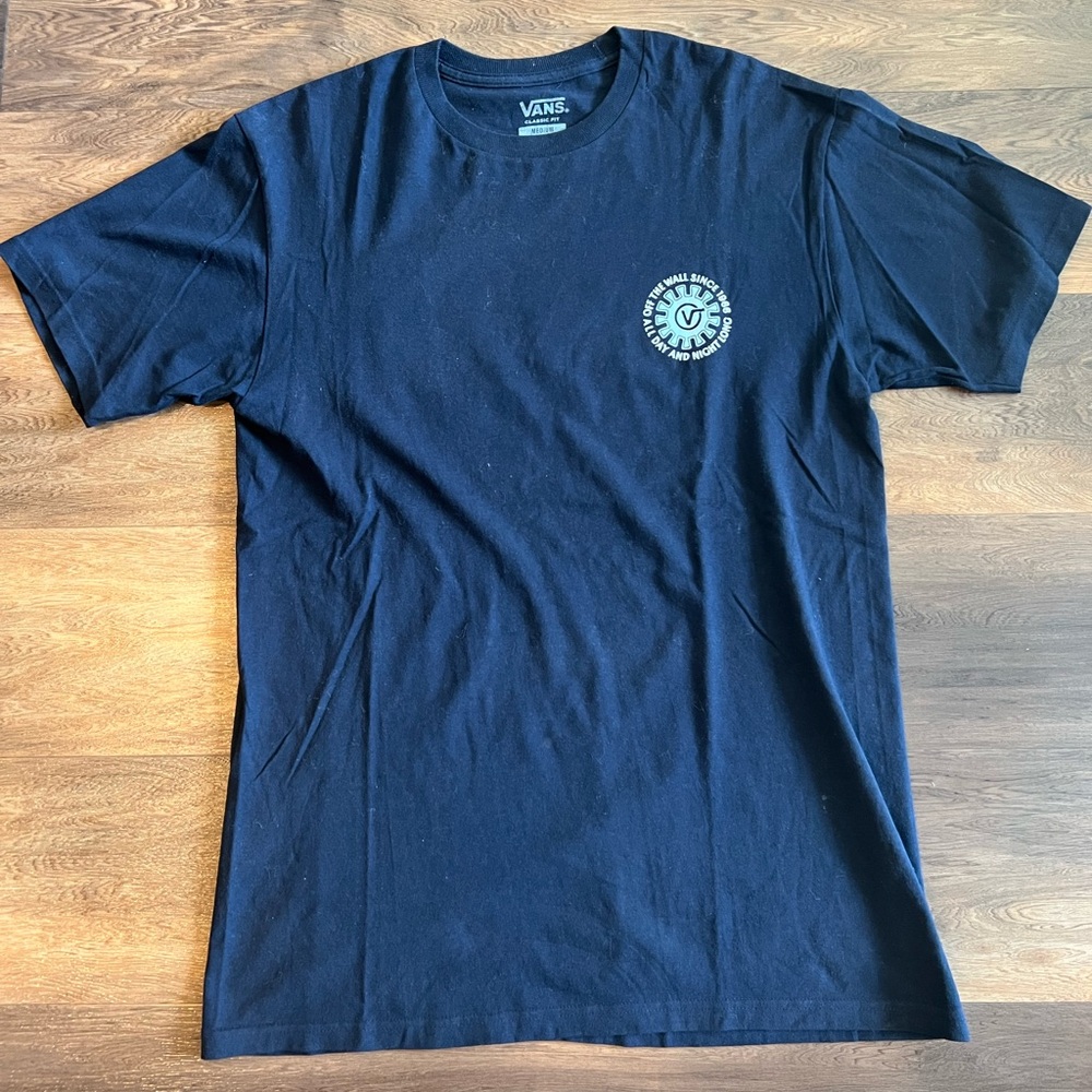 Vans Men's Navy Blue Short Sleeve Tee